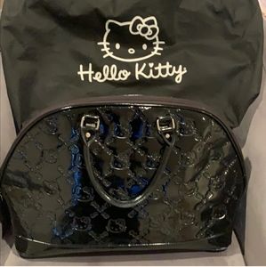 Sanrio Hello Kitty Patent Leather Bowler Bag